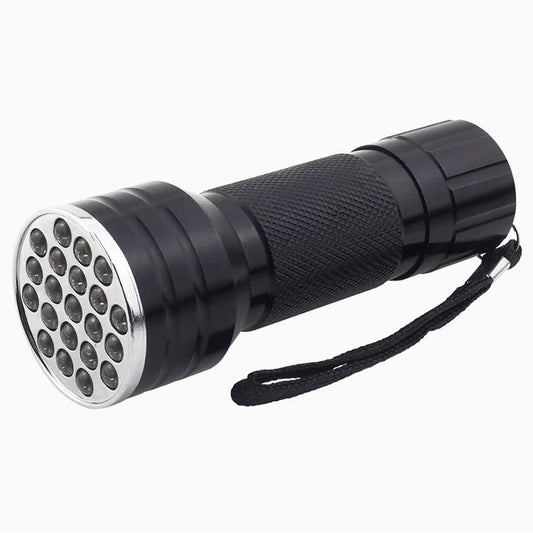 פנס UV - 21 LEDs UV (אולטרה סגול) - secondary image פנס UV - 21 LEDs UV (אולטרה סגול) - secondary image