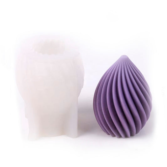 Silicone mold for candles - Spiral Silicone mold for candles - Spiral