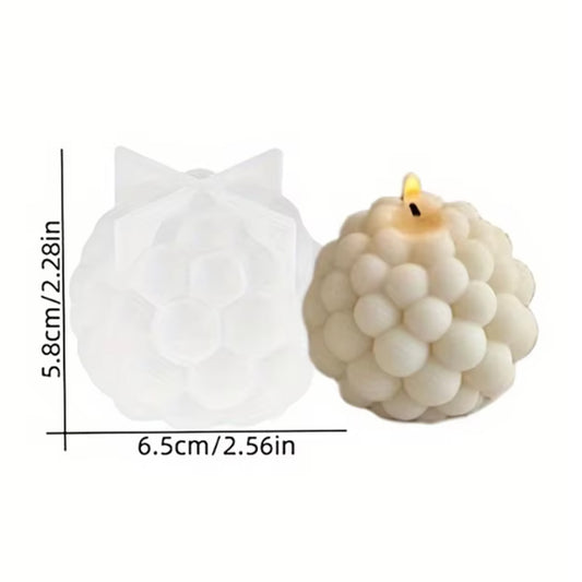 Silicone mold for candles - Bubble Ball - secondary image Silicone mold for candles - Bubble Ball - secondary image