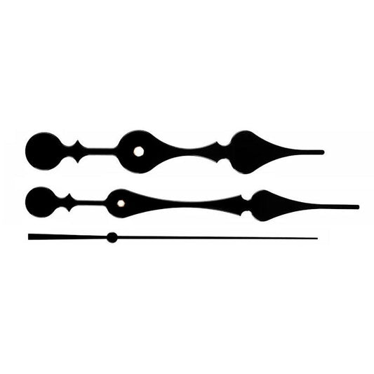 מחוגי שעה בצורת שיא (שחור, לבן, זהב וכסף) - secondary image מחוגי שעה בצורת שיא (שחור, לבן, זהב וכסף) - secondary image