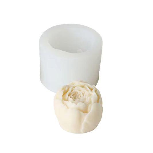 Silicone mold for candles - Peony bud (type B) Silicone mold for candles - Peony bud (type B)