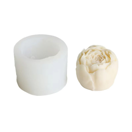 Silicone mold for candles - Peony bud (type A) Silicone mold for candles - Peony bud (type A)