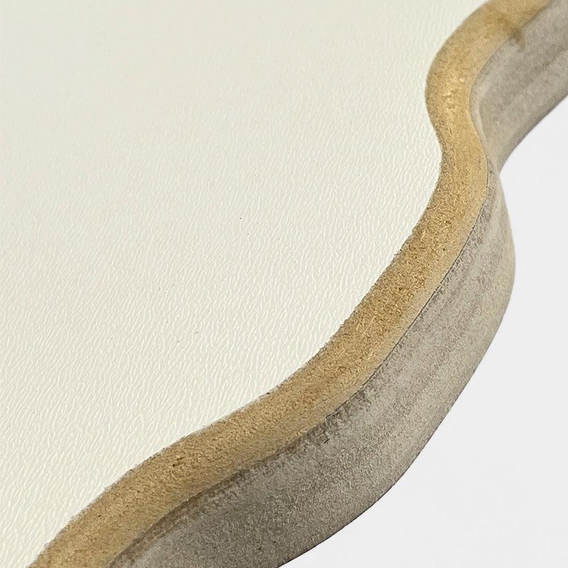 לוח MDF לבן עם מסגרת מאחור - "Circle geodes" - 3 לוח MDF לבן עם מסגרת מאחור - "Circle geodes" - 3