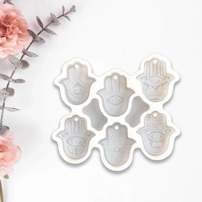 Silicone mold - Set of Hamsa thumbnail - 2 Silicone mold - Set of Hamsa thumbnail - 2
