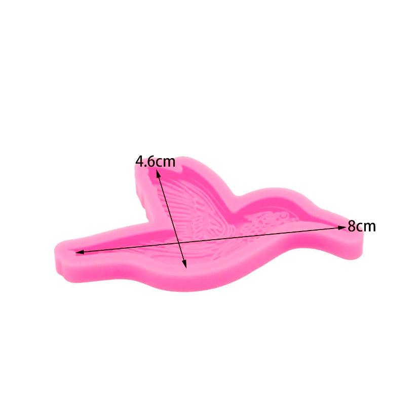 Silicone mold - Flying Hummingbird - 3 Silicone mold - Flying Hummingbird - 3