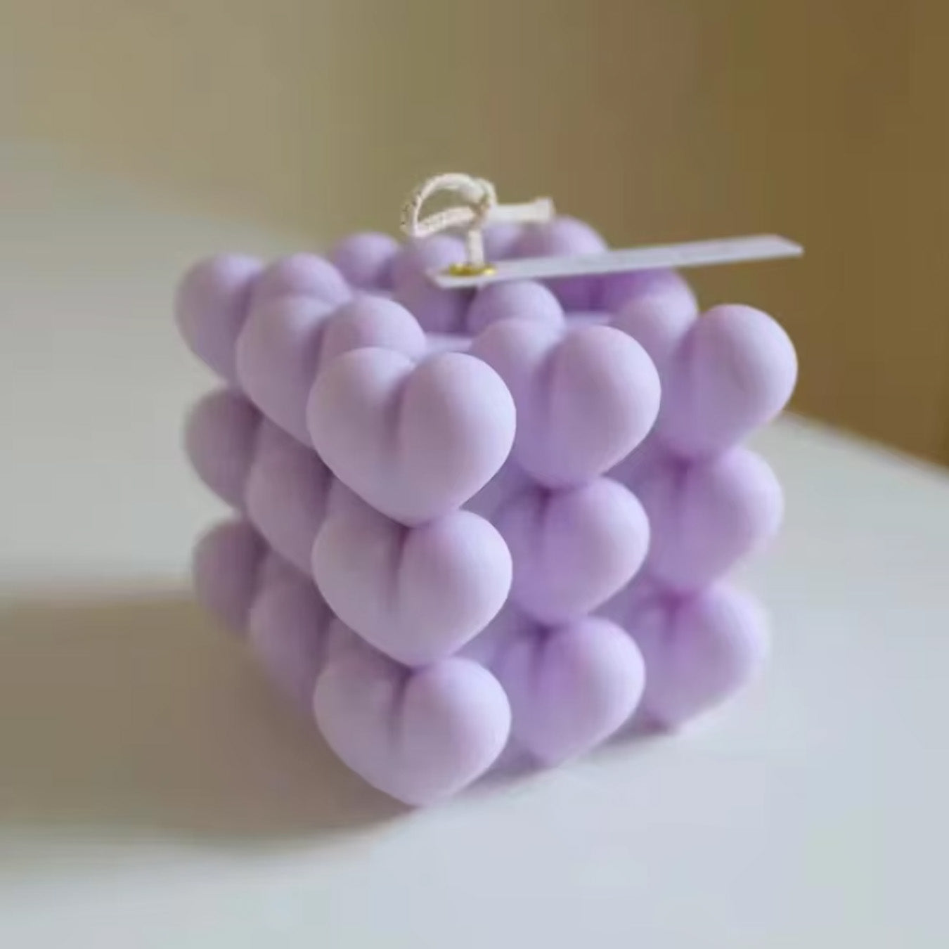 תבנית סיליקון לנרות - תבנית כפולה בצורה של קוביית לב  thumbnail - 5 תבנית סיליקון לנרות - תבנית כפולה בצורה של קוביית לב  thumbnail - 5