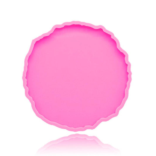 Silicone circle mold with jagged edge - D Silicone circle mold with jagged edge - D