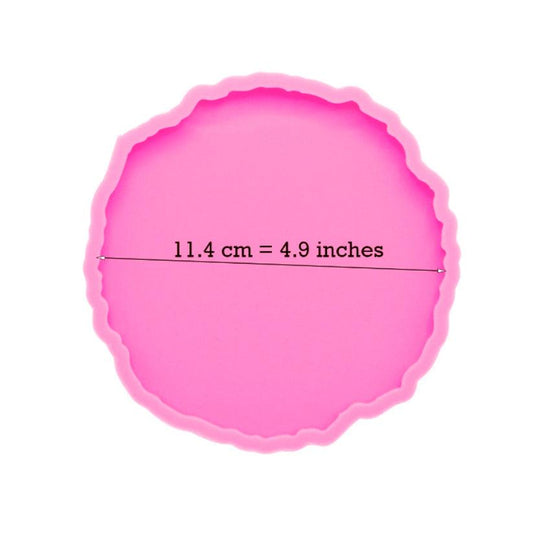 Silicone circle mold with jagged edge - D - secondary image Silicone circle mold with jagged edge - D - secondary image