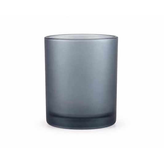 Frosted Black Candle Glass with Lid – 200 ml - secondary image Frosted Black Candle Glass with Lid – 200 ml - secondary image