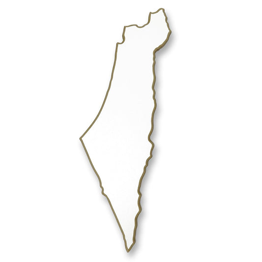 לוח MDF לבן עם מסגרת מאחור - "ישראל" לוח MDF לבן עם מסגרת מאחור - "ישראל"