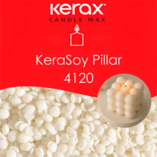 KeraSoy Pillar 4120 - soy wax for making candles in molds KeraSoy Pillar 4120 - soy wax for making candles in molds
