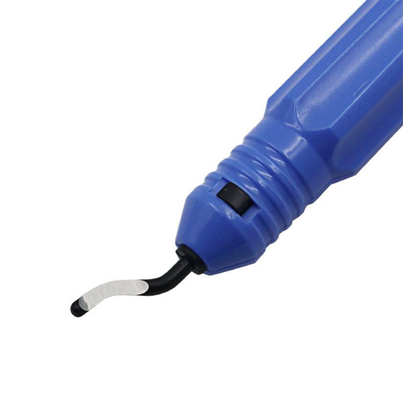 Knife for trimming uneven sharp edges, chamfering, deburring + 10 interchangeable tips - 3 Knife for trimming uneven sharp edges, chamfering, deburring + 10 interchangeable tips - 3