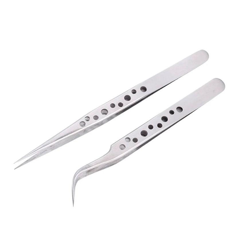 Metal tweezers 2 pcs. thumbnail - 1 Metal tweezers 2 pcs. thumbnail - 1