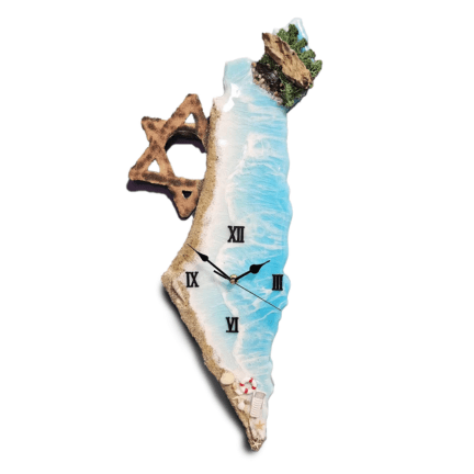 לוח MDF לבן עם מסגרת מאחור - "ישראל" - 5 לוח MDF לבן עם מסגרת מאחור - "ישראל" - 5