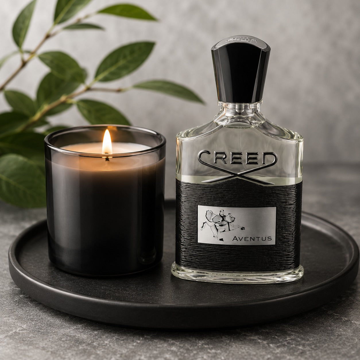 candle and Aventus by Creed - 1 candle and Aventus by Creed - 1