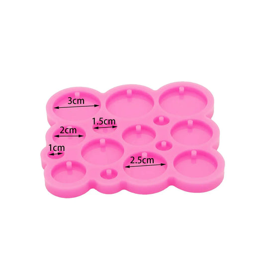 Silicone mold - Pendant and earring set - secondary image Silicone mold - Pendant and earring set - secondary image