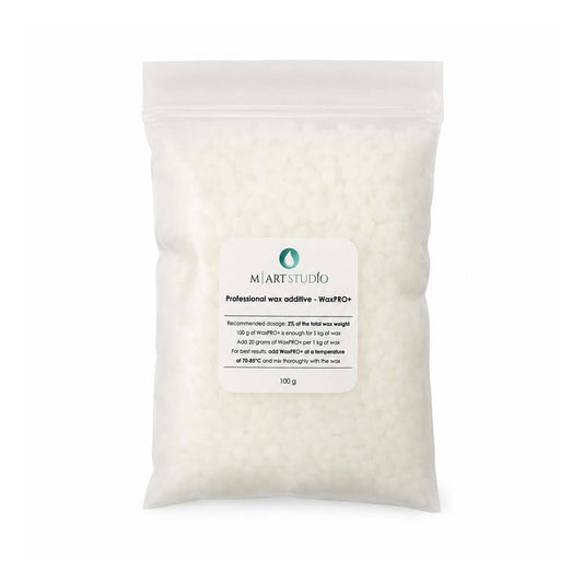 WaxPRO+ professional wax additive 100 g for candle making and stronger pillar candles - secondary image WaxPRO+ professional wax additive 100 g for candle making and stronger pillar candles - secondary image
