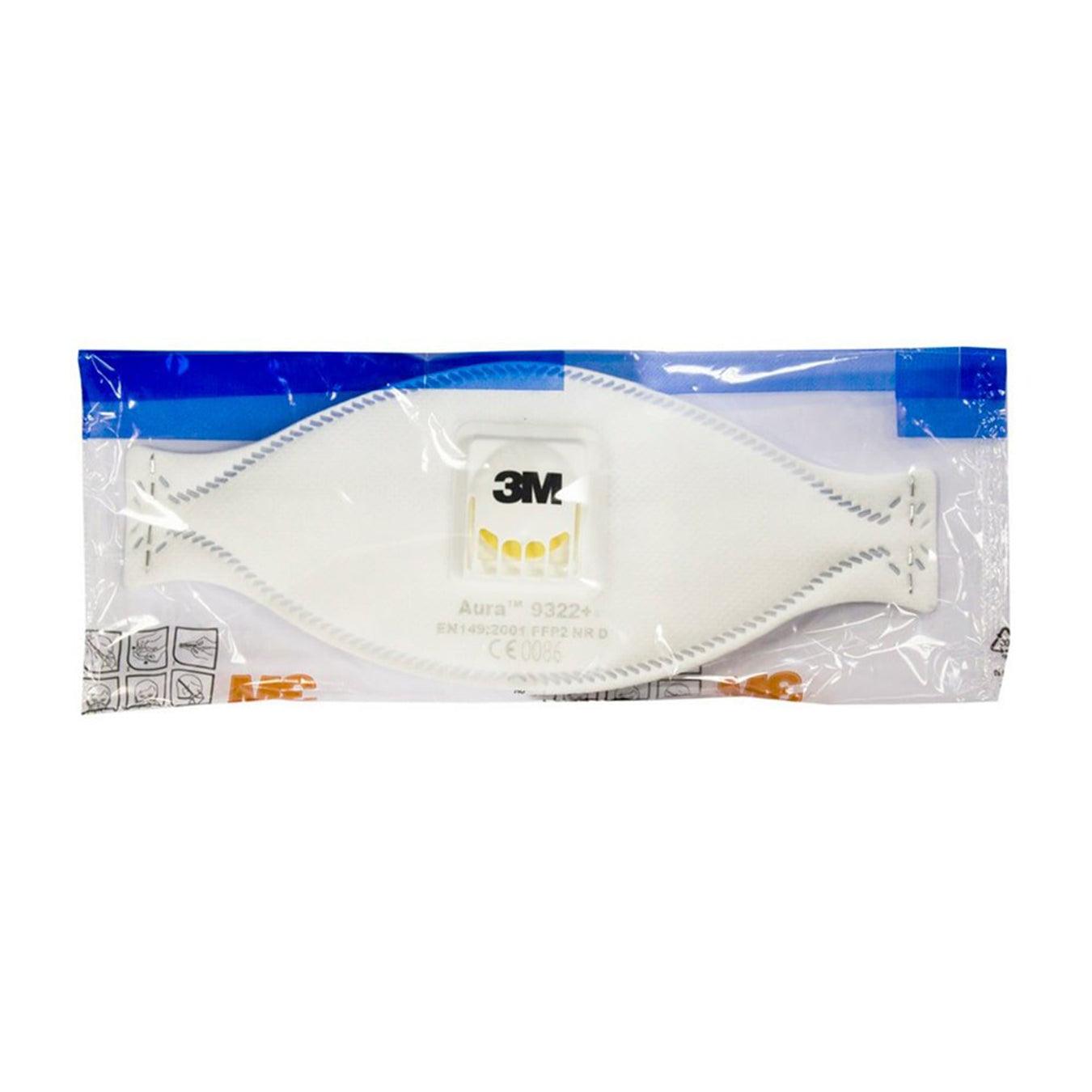 מכונת הנשמה 3M™ Aura™ 9322+, (דירוג הגנה FFP2), עם שסתום - 3 מכונת הנשמה 3M™ Aura™ 9322+, (דירוג הגנה FFP2), עם שסתום - 3