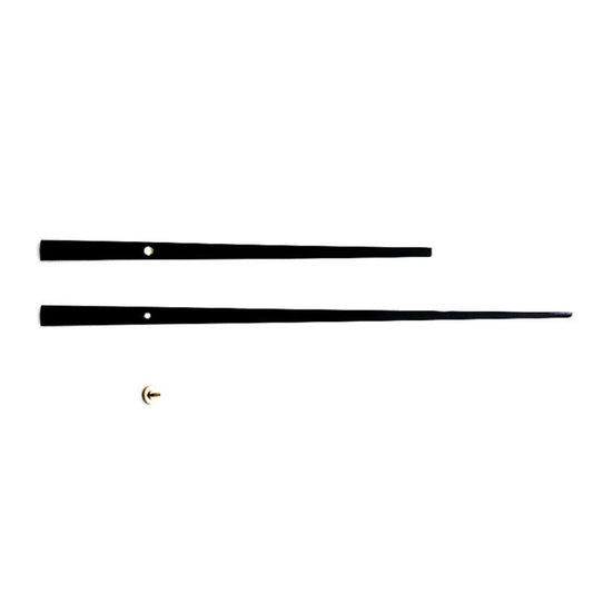 מחוגי שעות ארוכות (שחור, זהב וכסף) - secondary image מחוגי שעות ארוכות (שחור, זהב וכסף) - secondary image