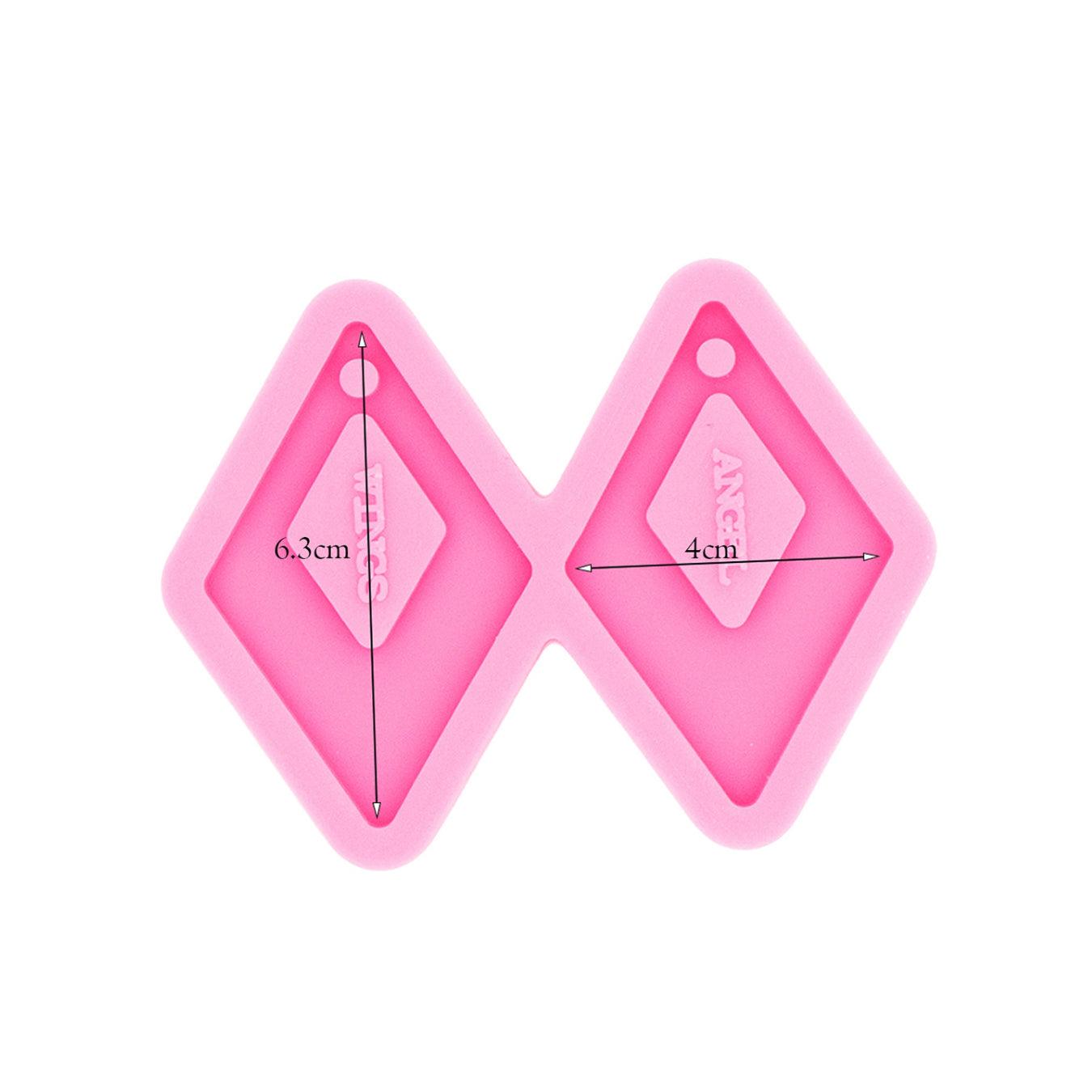 Silicone mold for earrings - D - 2 Silicone mold for earrings - D - 2