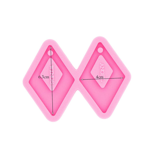 Silicone mold for earrings - D - secondary image Silicone mold for earrings - D - secondary image