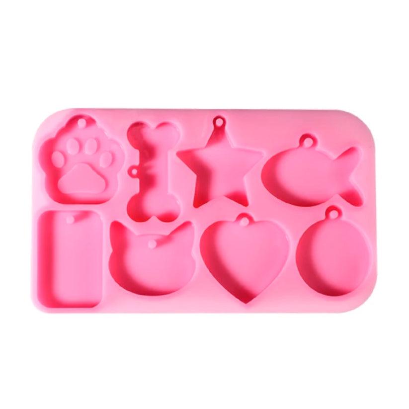 Silicone mold for making a keychain thumbnail - 1 Silicone mold for making a keychain thumbnail - 1