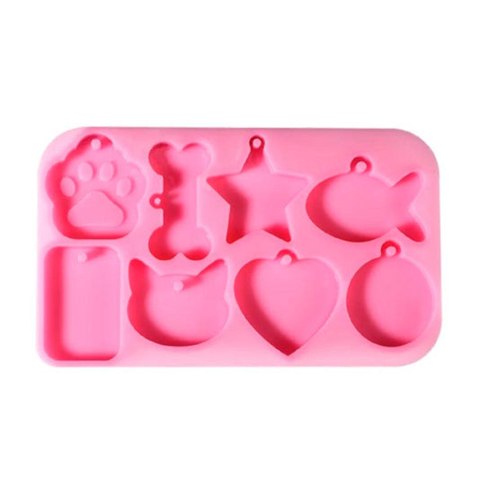 Silicone mold for making a keychain Silicone mold for making a keychain
