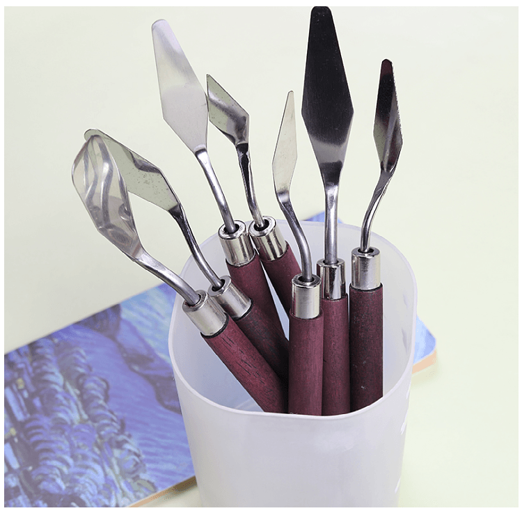 Palette knives for drawing - 4 Palette knives for drawing - 4