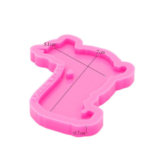 Silicone mold Dog H - secondary image Silicone mold Dog H - secondary image