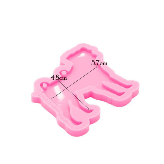 Silicone mold Dog J - secondary image Silicone mold Dog J - secondary image