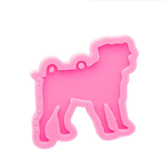 Silicone mold Dog J Silicone mold Dog J