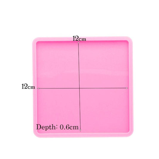 Mold silicone square 12 x 12 cm - secondary image Mold silicone square 12 x 12 cm - secondary image