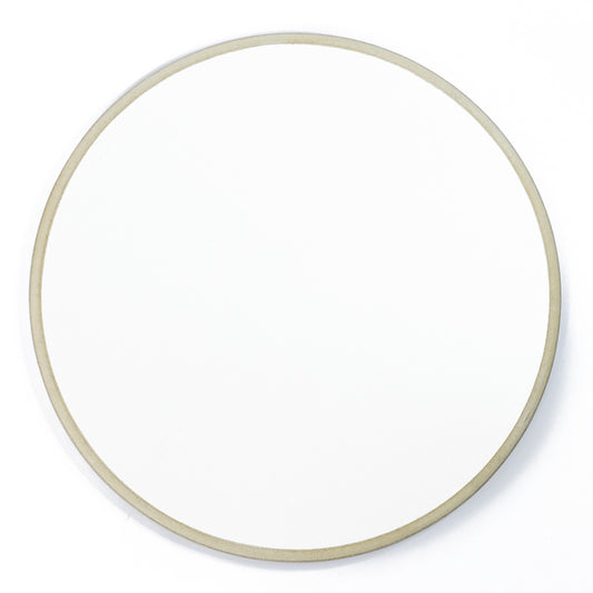 White MDF board with a frame on the back - circle 60cm