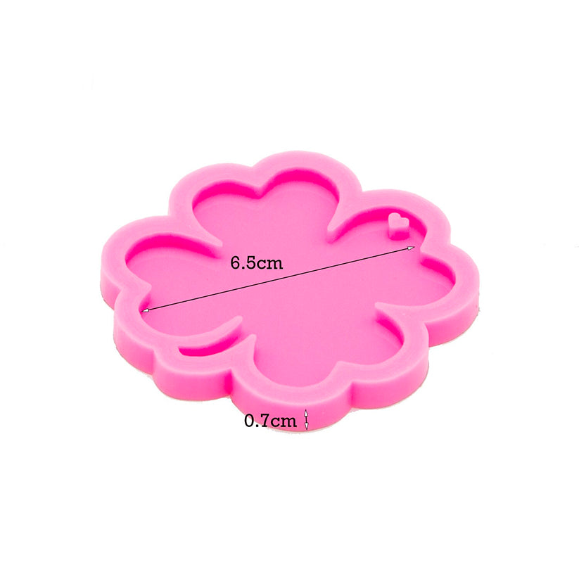 Silicone mold Clover