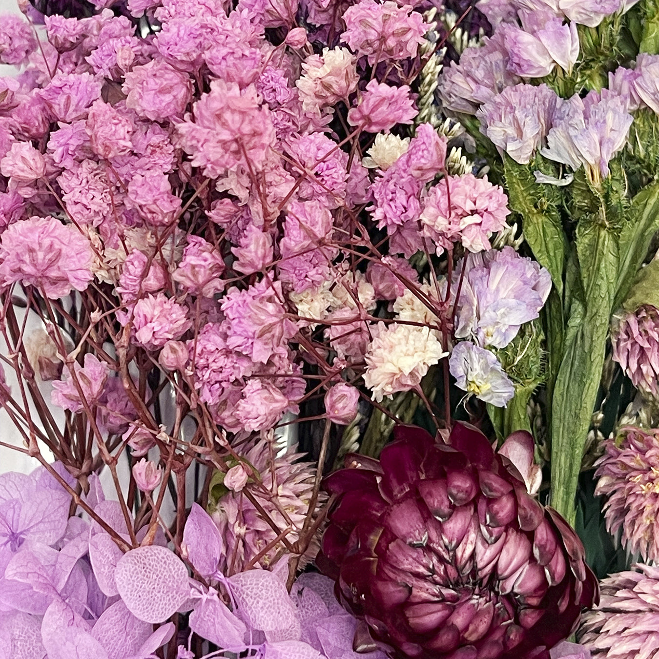 Natural dried flowers set A
