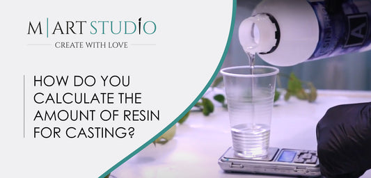 How do you calculate the required amount of resin for casting?