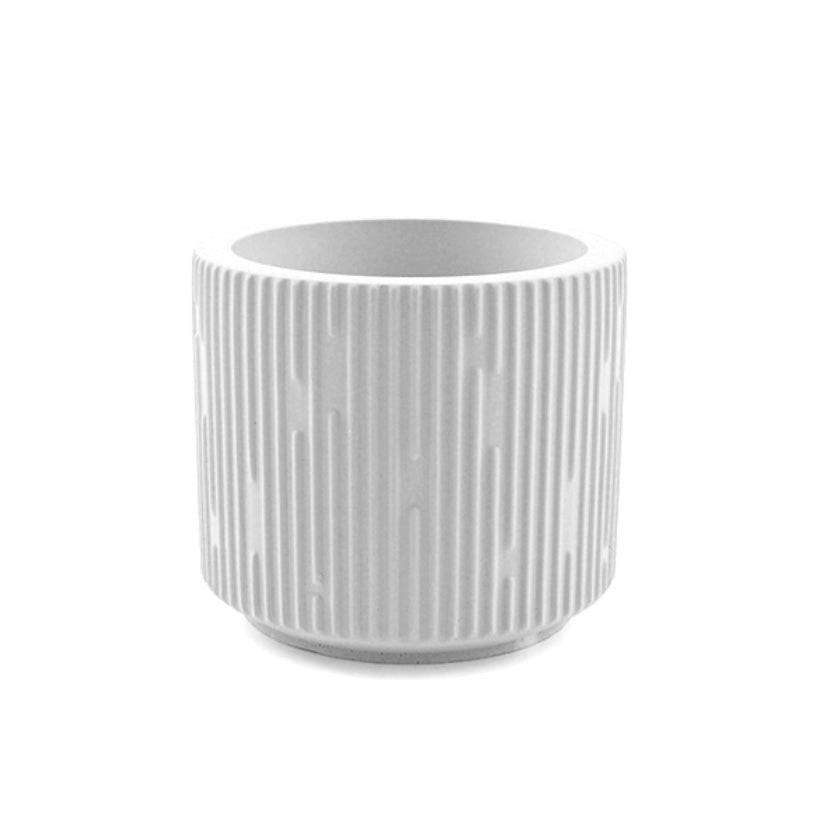 Silicone mold "Vase with designer stripes"