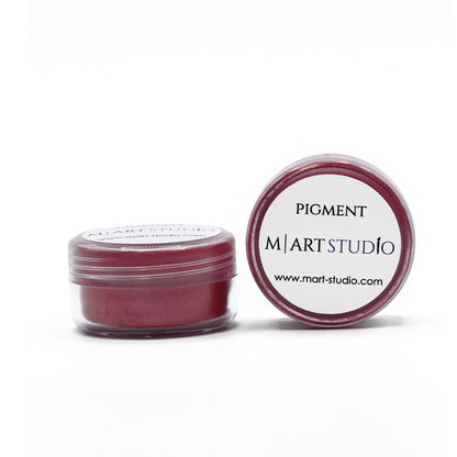 Scarlet red pearl mica pigment