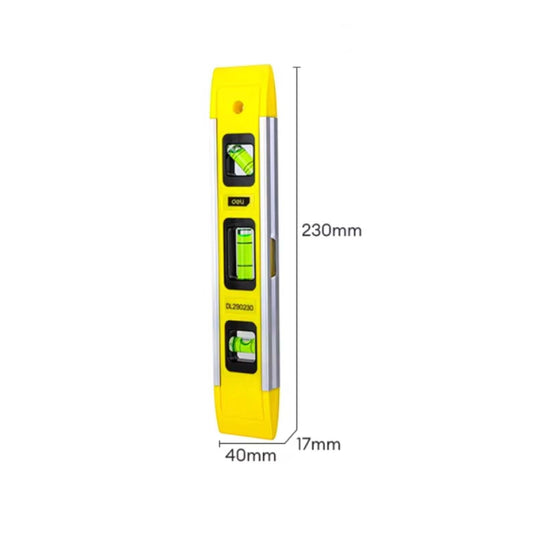 Spirit Level with 3 Bubble Vials and Magnetic Strip - secondary image