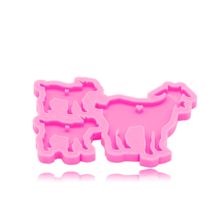Silicone mold - Goat family