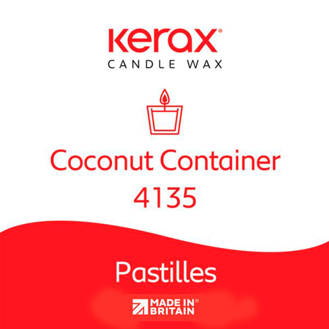 <tc>Kerax Coconut Container 4135 - שעוות נרות</tc>