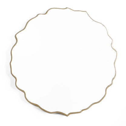 White MDF board with a frame on the back - "Circle geodes"
