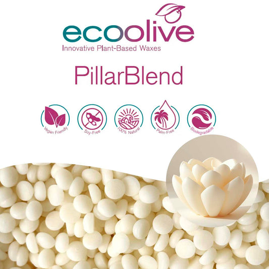 EcoOlive Pillar Blend - olive wax for making candles in molds