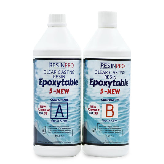 Table5 - Liquid epoxy resin for thick castings and tables - secondary image