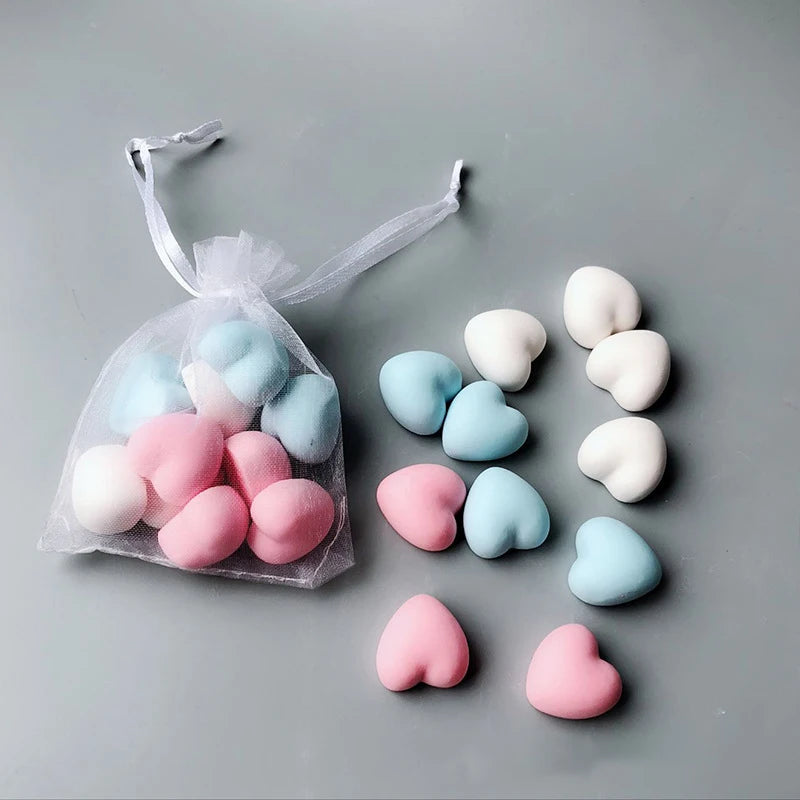 Silicone mold for candles - 7 hearts thumbnail - 2