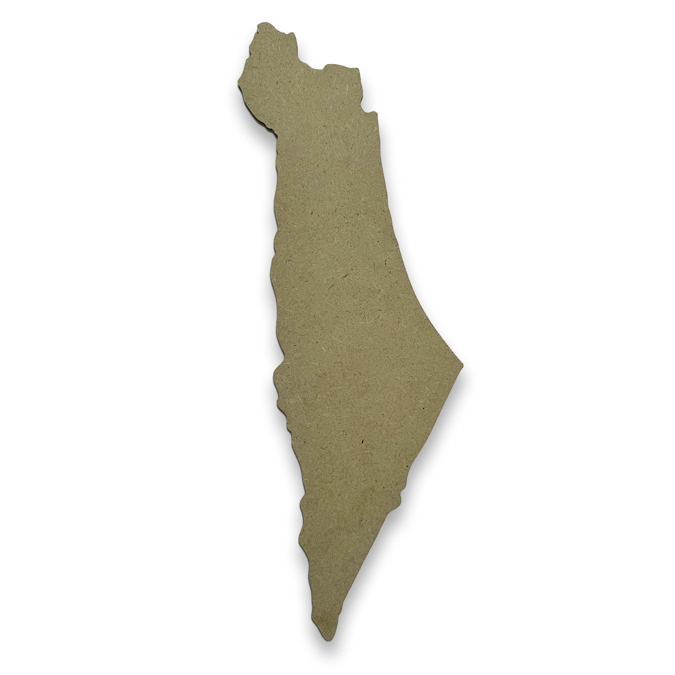 White MDF overlay - "Israel"