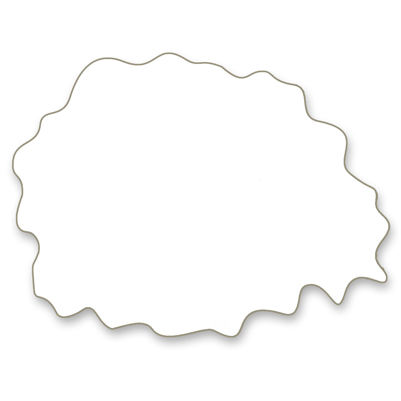 White MDF board with a frame on the back - "Geode figure - 2" thumbnail - 5