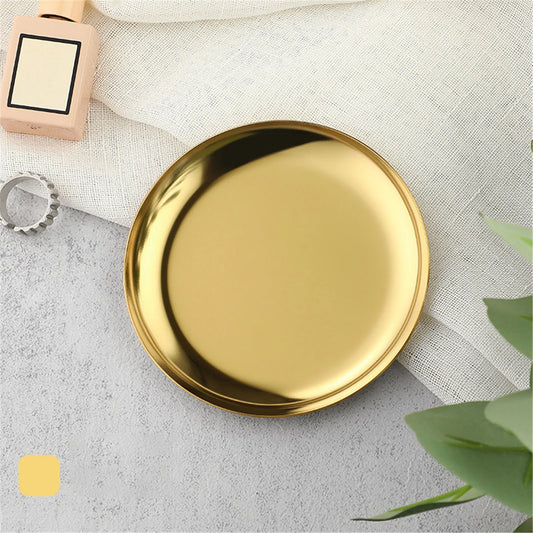 Round metal candle stand