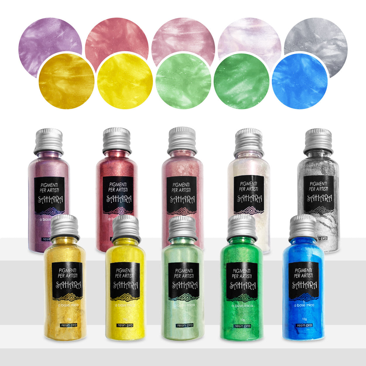 Sahara Soft Green Pearl - pastel effects thumbnail - 2