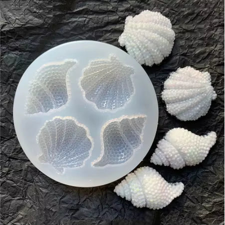Silicone mold for candles - 4 shells